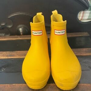 Yellow Short Hunter Boots
